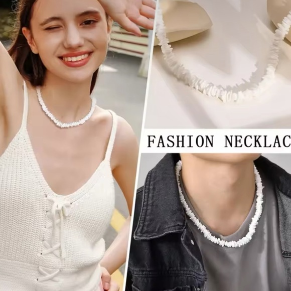 Hawaiian Style Bohemian Vintage Natural Shell Necklace - Picture 5 of 11